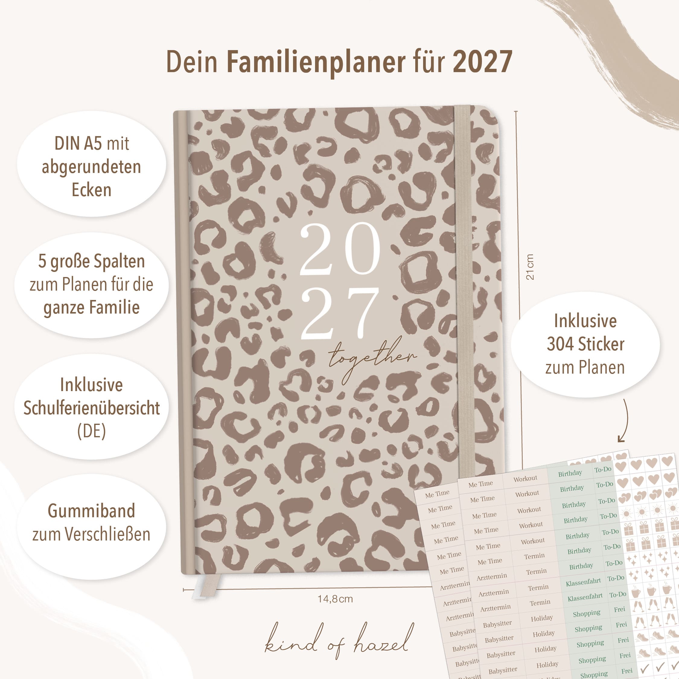 Familienplaner Kalender Leo 2027