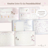 Freundebuch Schule Mädchen Einhorn