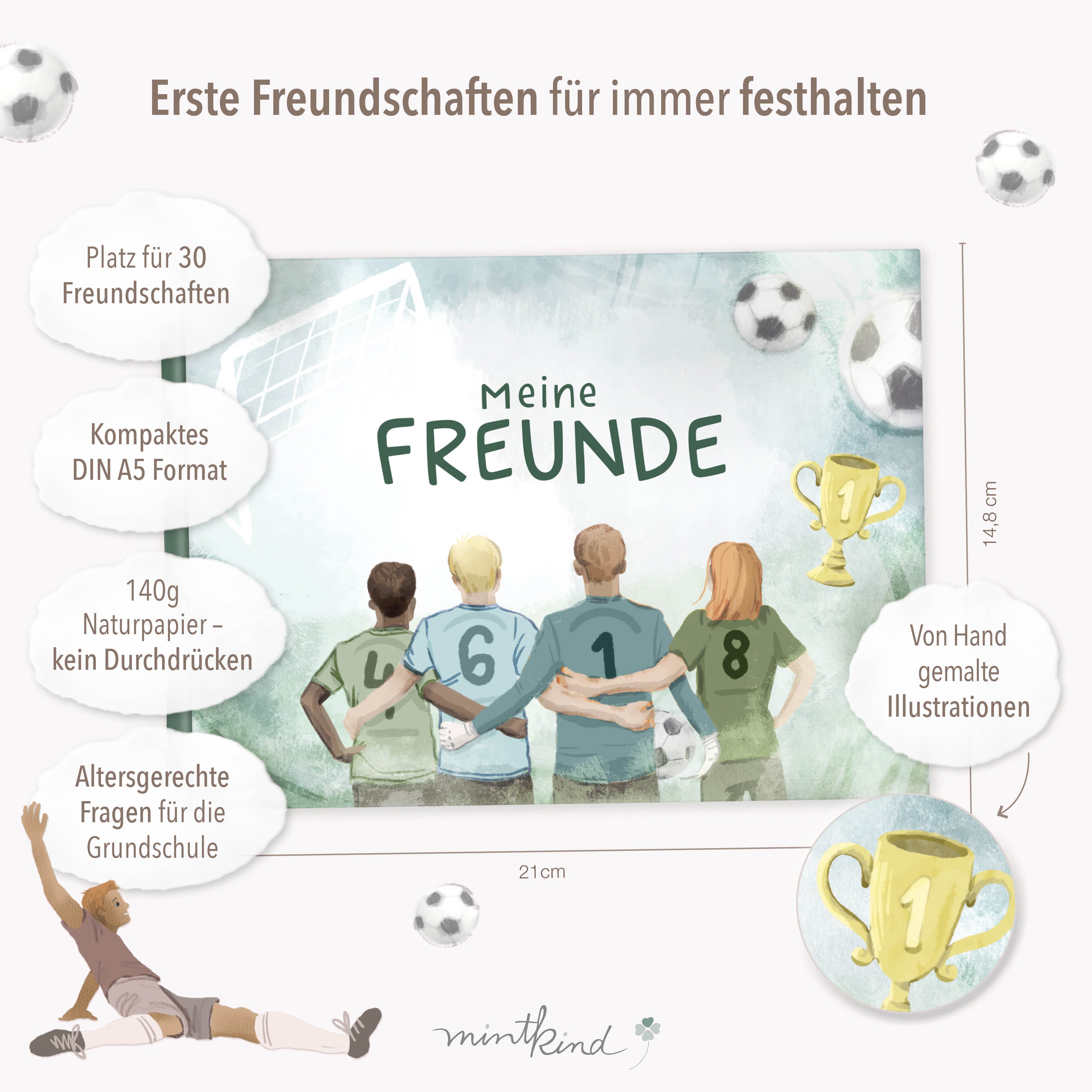 Freundebuch Fußball Jungen