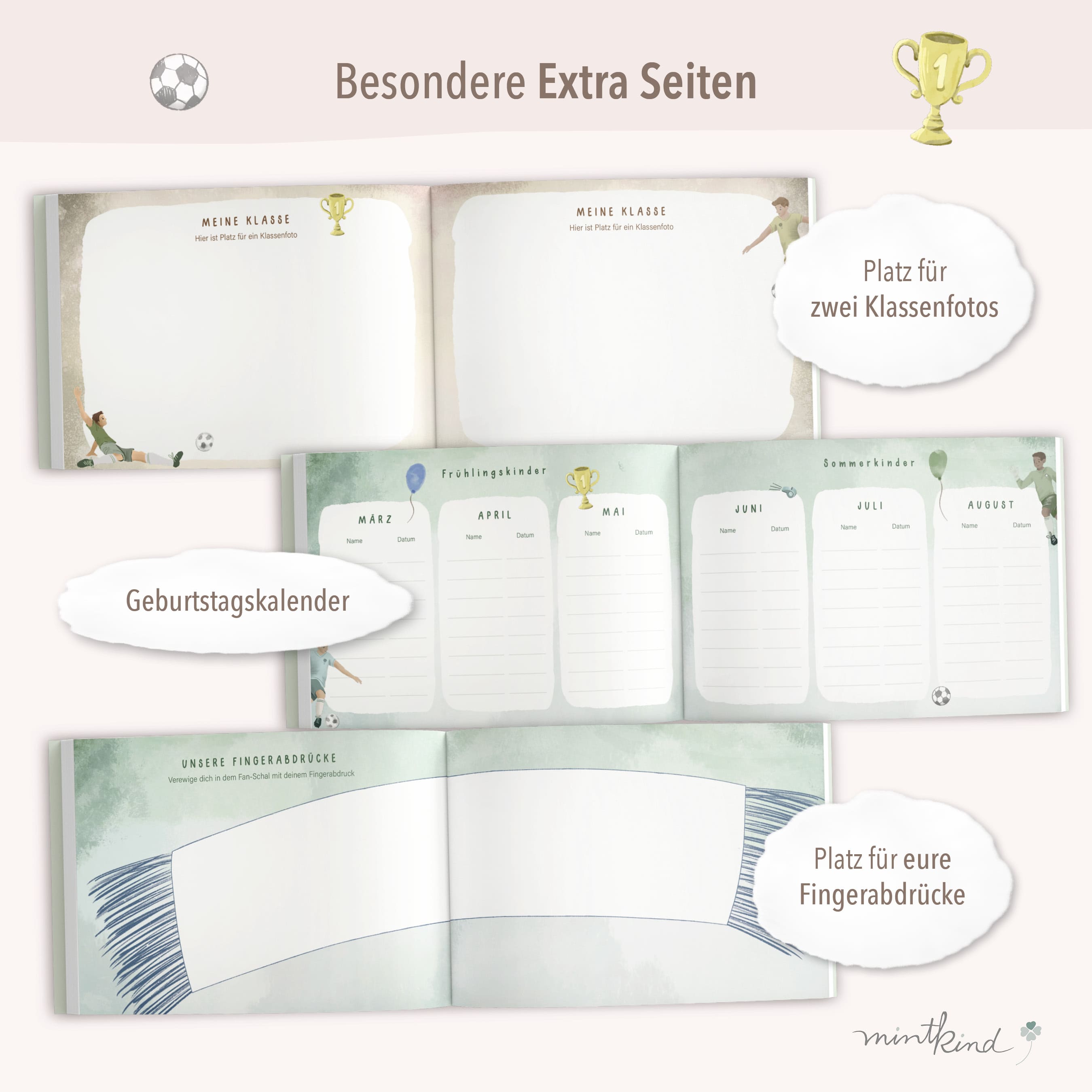 Freundebuch Jungen Fußball