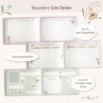 Freundebuch im Einhorn-Design türkis 