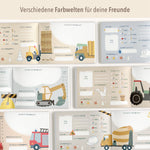 Freundebuch Fahrzeuge Kindergarten