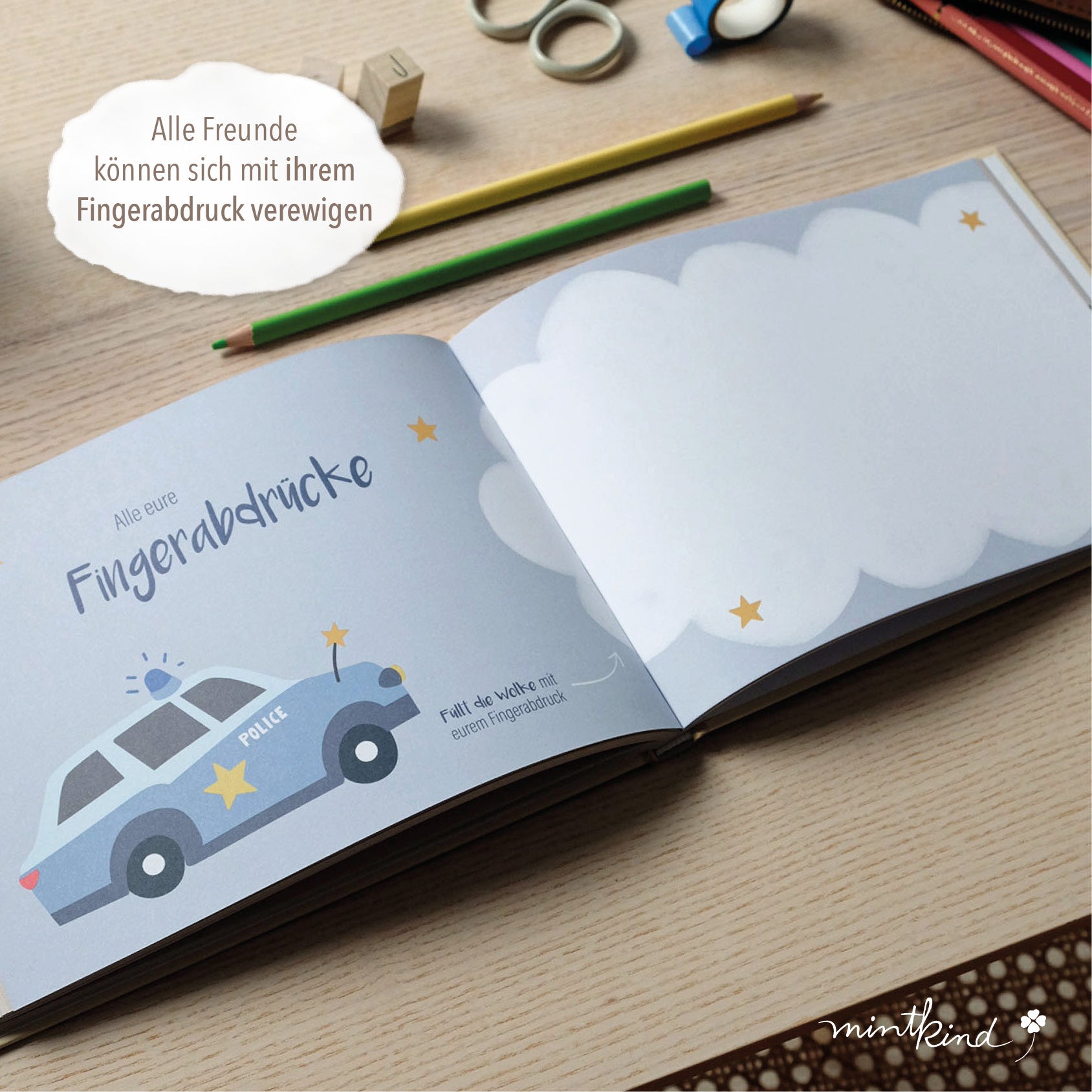 Freundebuch Fahrzeuge Kindergarten