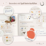 Freundebuch im Pferde-Design Beige