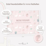 Freundebuch Schule Rosa