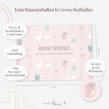 Freundebuch Schule Rosa