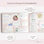 Freundebuch Schule Rosa