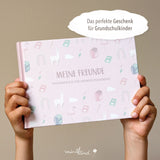 Freundebuch Schule Rosa
