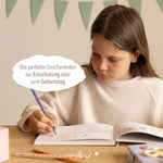 Freundebuch im Weltall-Design Beige