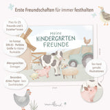 Freundebuch (für den) Kindergarten im Bauernhof-Design