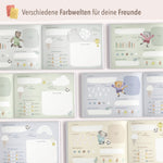 Freundebuch für den Kindergarten mit Fußball-Motiven