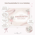 Freundebuch mit Ballerina Motiv