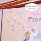 Freundebuch mit Ponys rosa