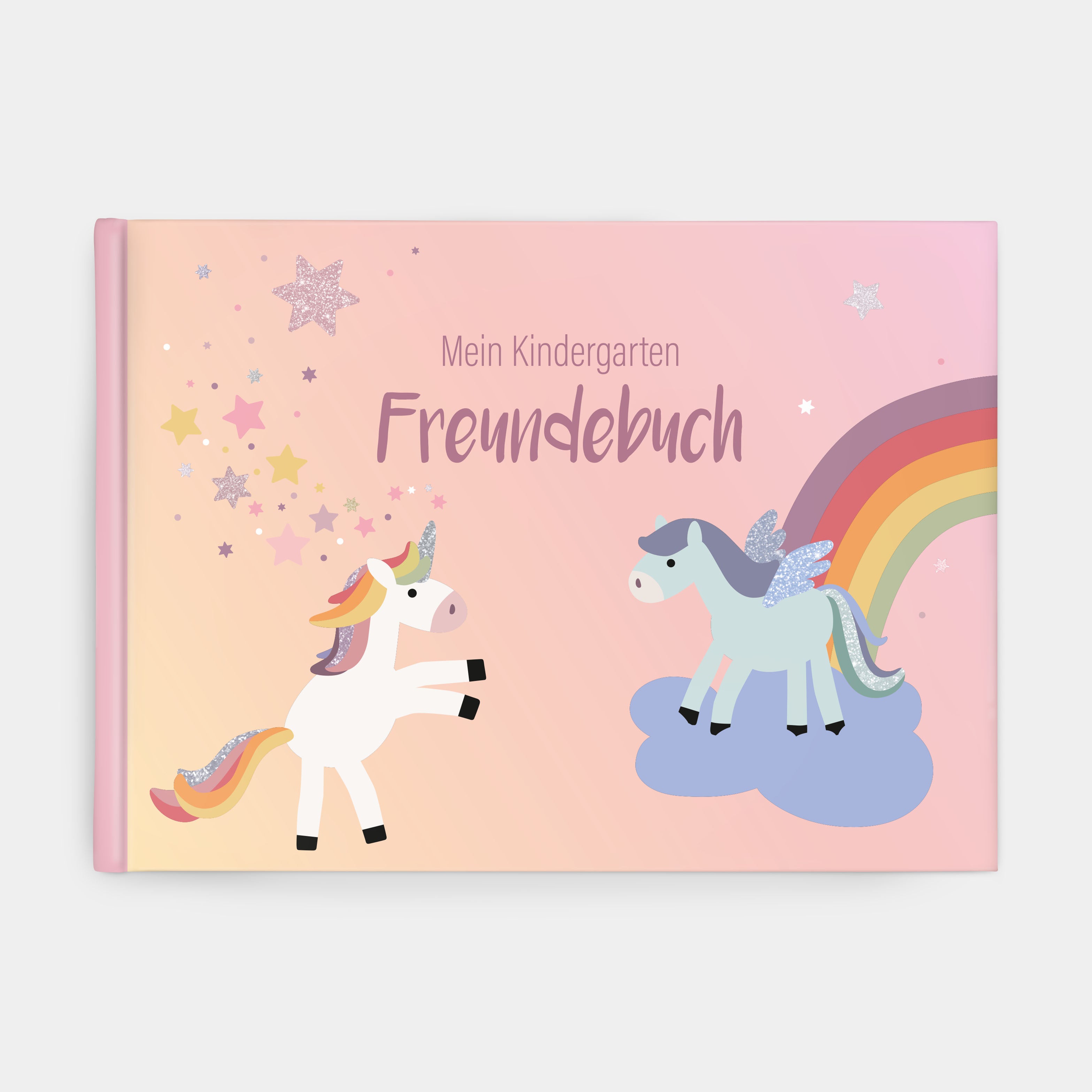 Freundebuch mit Ponys rosa