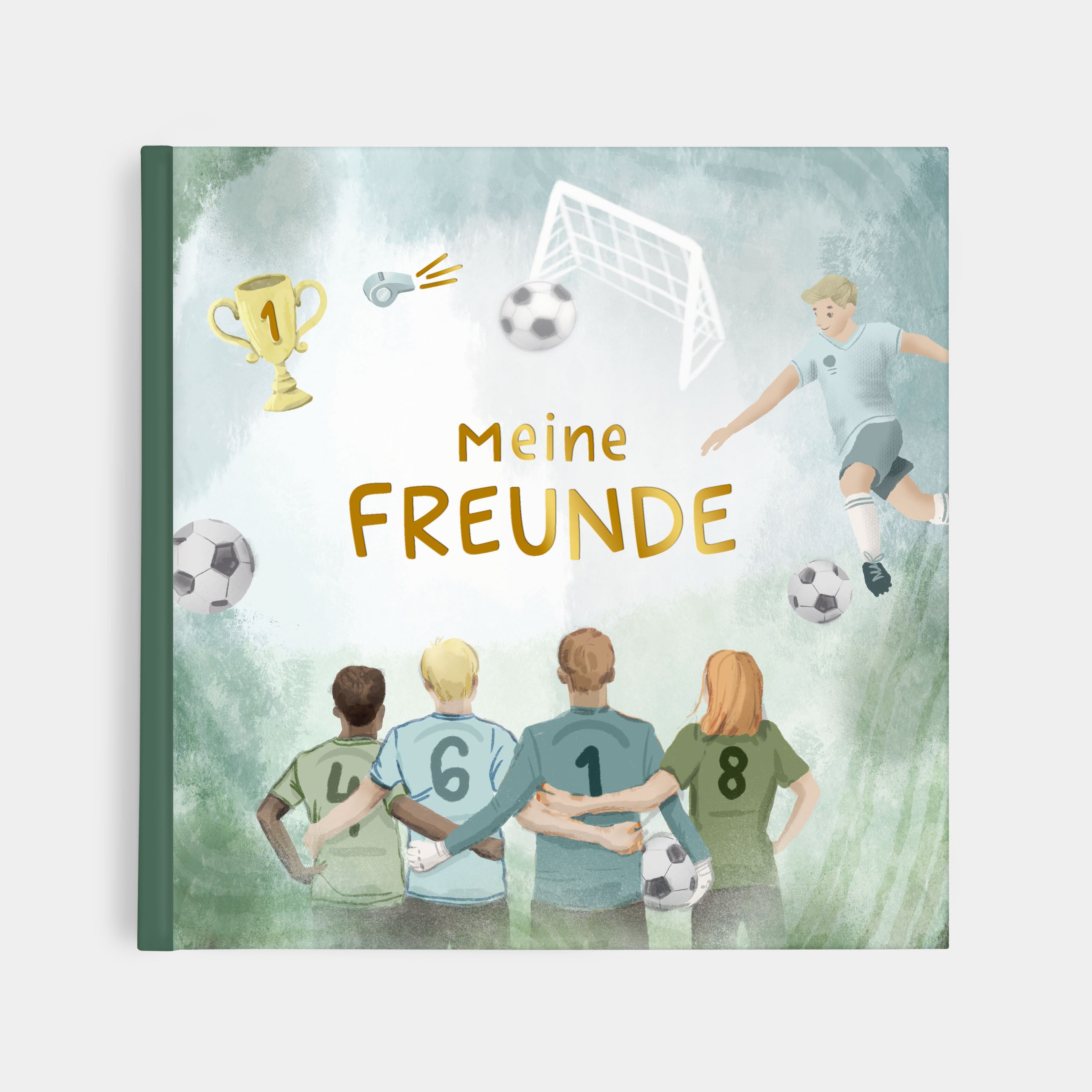 Freundebuch Grundschule Jungen Fußball groß 