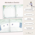 Freundebuch Grundschule Jungen Fußball groß 
