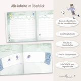 Freundebuch Grundschule Jungen Fußball groß 
