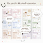 Freundebuch im Pferde-Design Grundschule Rosa groß