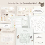 Freundebuch im Pferde-Design Grundschule Rosa groß