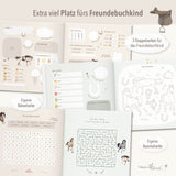 Freundebuch im Pferde-Design Grundschule Rosa groß