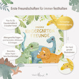 Freundebuch Kindergarten Dino quadratisch groß