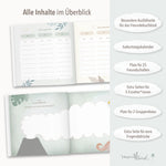 Freundebuch Kindergarten Dino quadratisch groß
