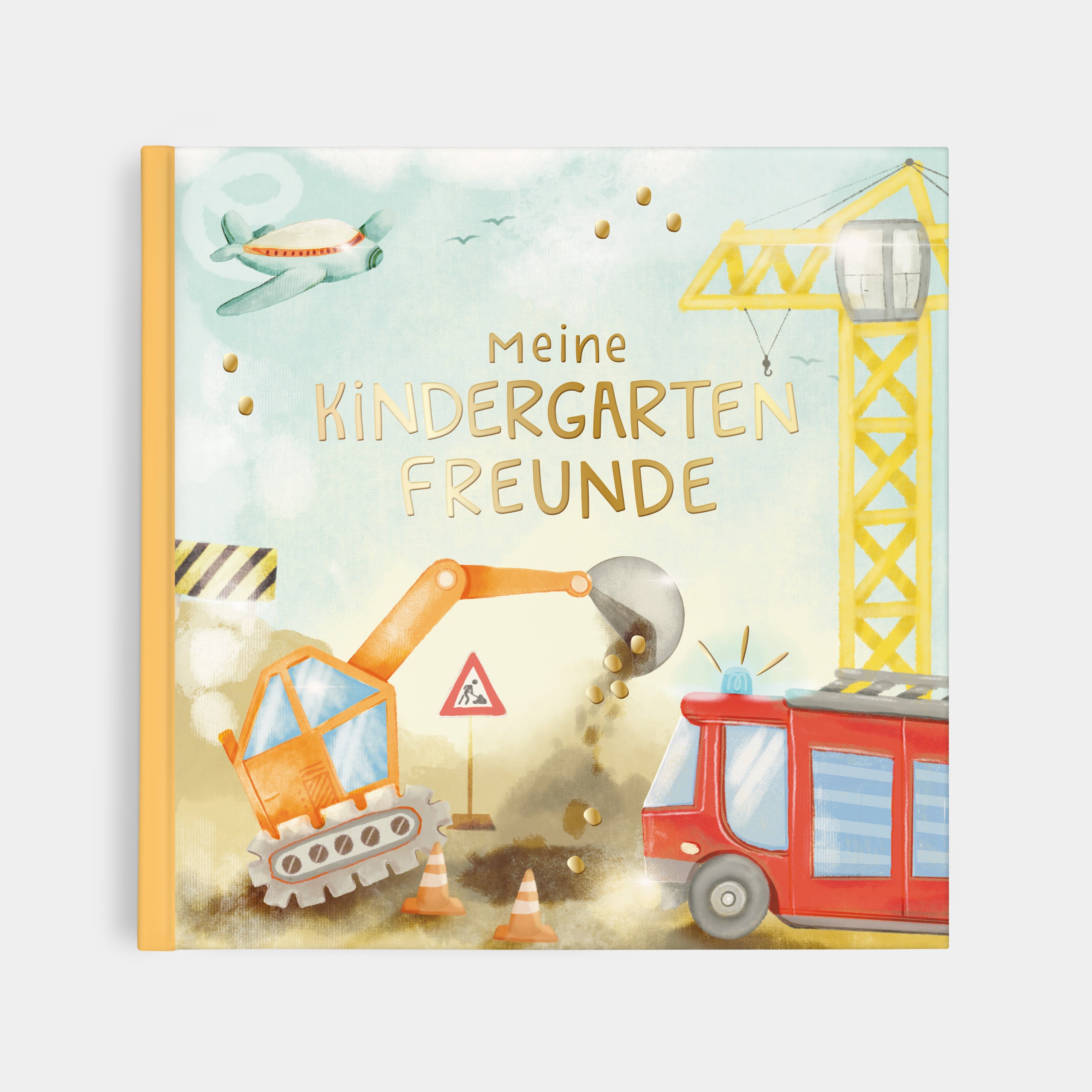 Freundebuch Fahrzeuge quadratisch groß 