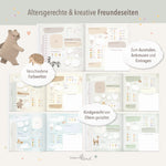 Freundebuch Kindergarten Wald quadratisch groß