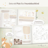 Freundebuch Kindergarten Wald quadratisch groß