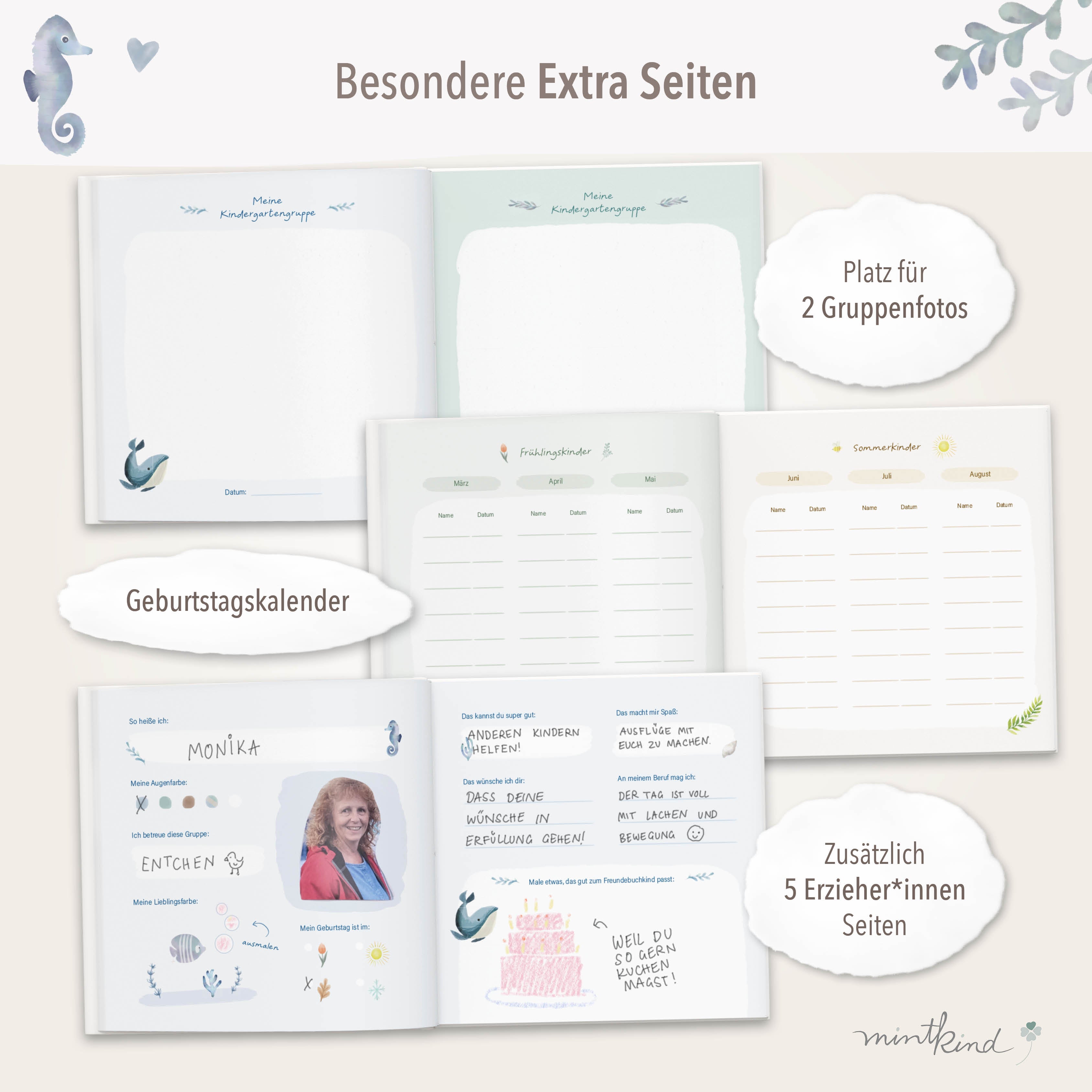 Freundebuch Meerestiere