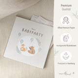 Gästebuch Babyparty Beige