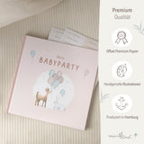 Gästebuch Babyparty Rosa