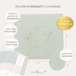 Gästebuch zur Hochzeit Salbei
