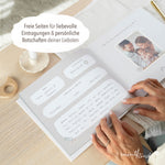 Gästebuch zur Taufe beige