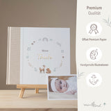 Gästebuch zur Taufe beige