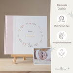 Gästebuch zur Taufe rosa