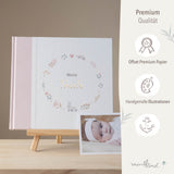 Gästebuch zur Taufe rosa