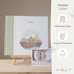 Gästebuch zur Taufe arche salbei