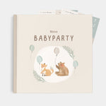 Gästebuch Babyparty Beige