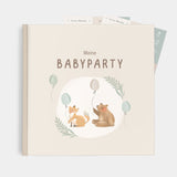 Gästebuch Babyparty Beige