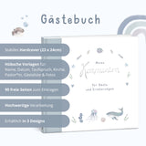 Gästebuch Kommunion blau
