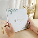 Gästebuch zur Hochzeit Greenery
