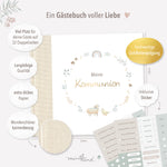 Gästebuch Kommunion leinen 