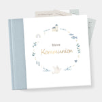 Gästebuch Kommunion Blau land