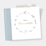 Gästebuch Kommunion Blau land