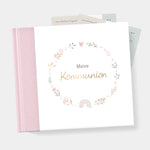 Gästebuch Kommunion rosa