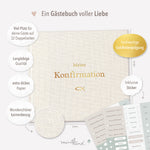 Gästebuch Konfirmation Beige
