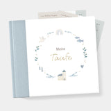 Gästebuch zur Taufe blau land