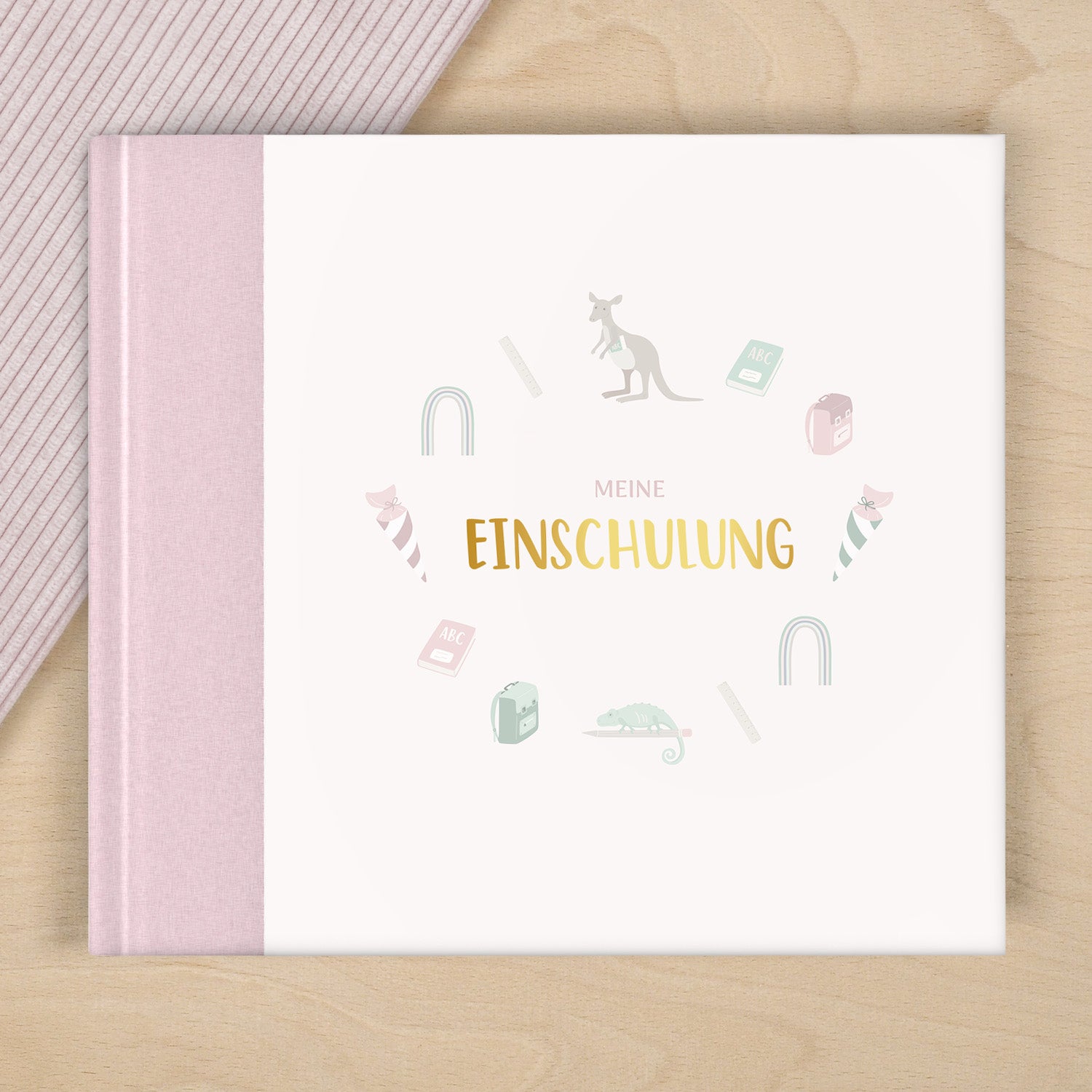 Gästebuch "Meine Einschulung" - Rosa