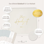 Gästebuch zur Hochzeit Offwhite